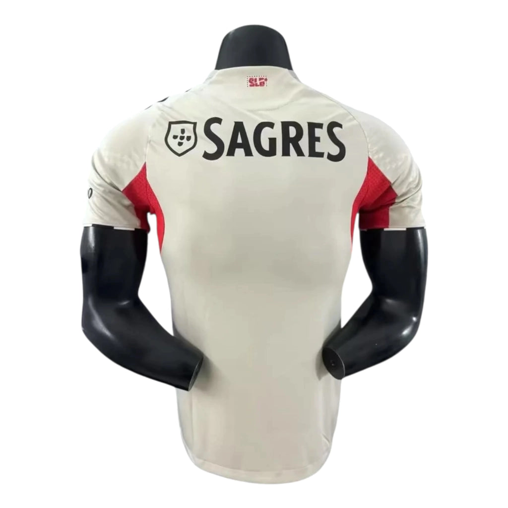 Camisa Benfica II 25/26 - Jogador Adidas Masculina - Branca e Vermelha