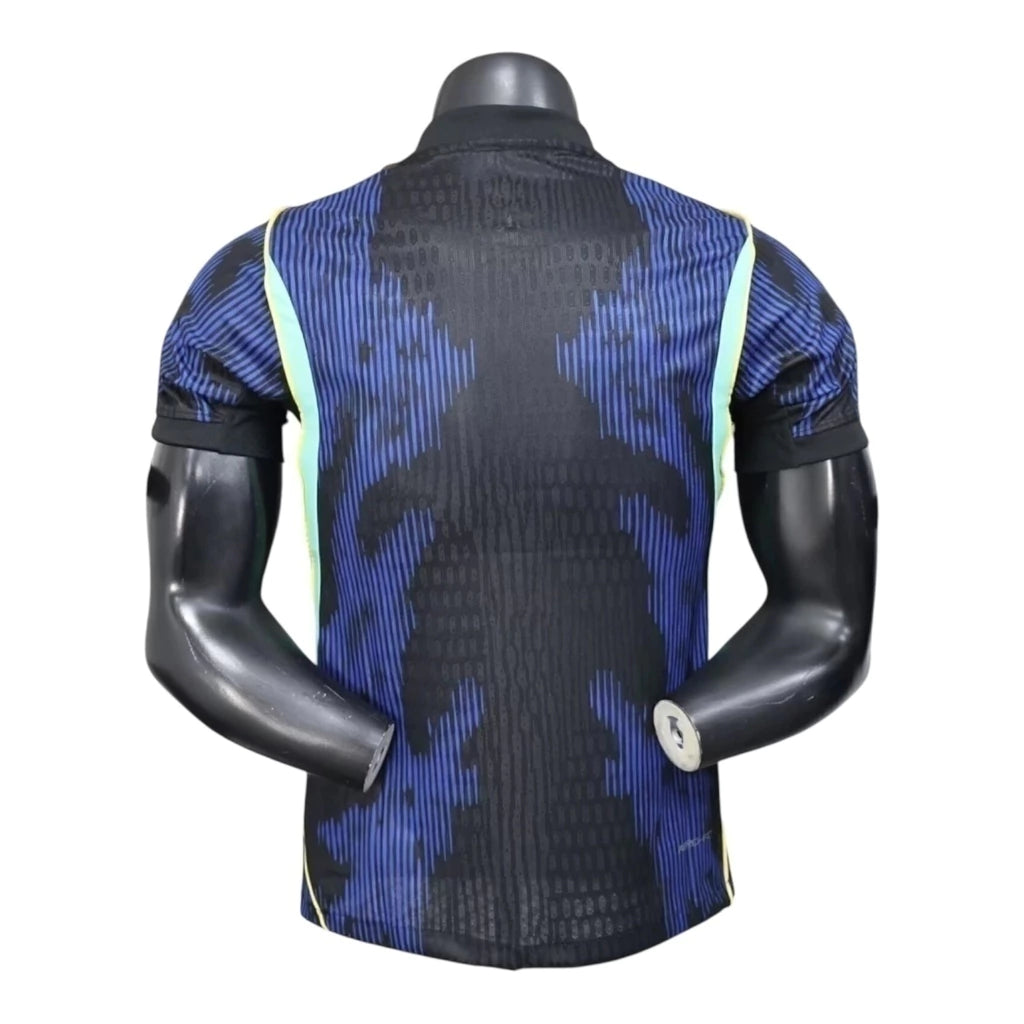 Camisa Seleção Brasileira II 26/27 - Jogador Jordan Masculina - Azul e preta