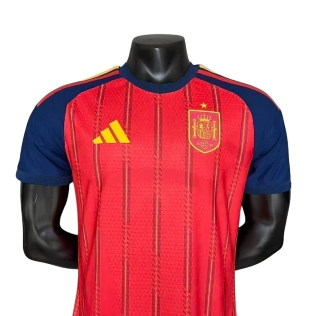 Camisa Seleção Espanha I 26/27 - Jogador Adidas Masculina - Vermelha e Azul