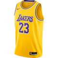 Camisola NBA Los Angeles Lakers LeBron James Icon Edition - Masculina Nike - Amarela