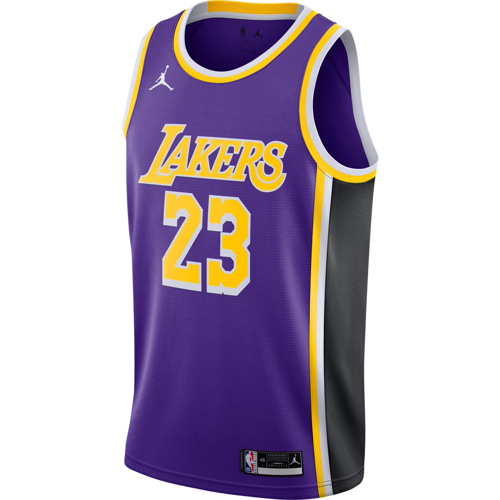 Camisola NBA Los Angeles Lakers LeBron James Statement Edition - Masculina Jordan - Field Purple
