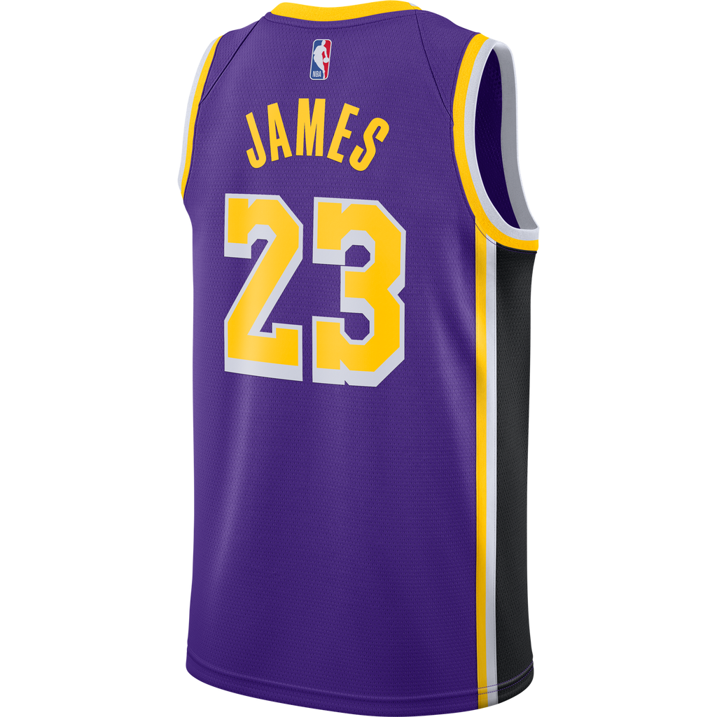 Camisola NBA Los Angeles Lakers LeBron James Statement Edition - Masculina Jordan - Field Purple