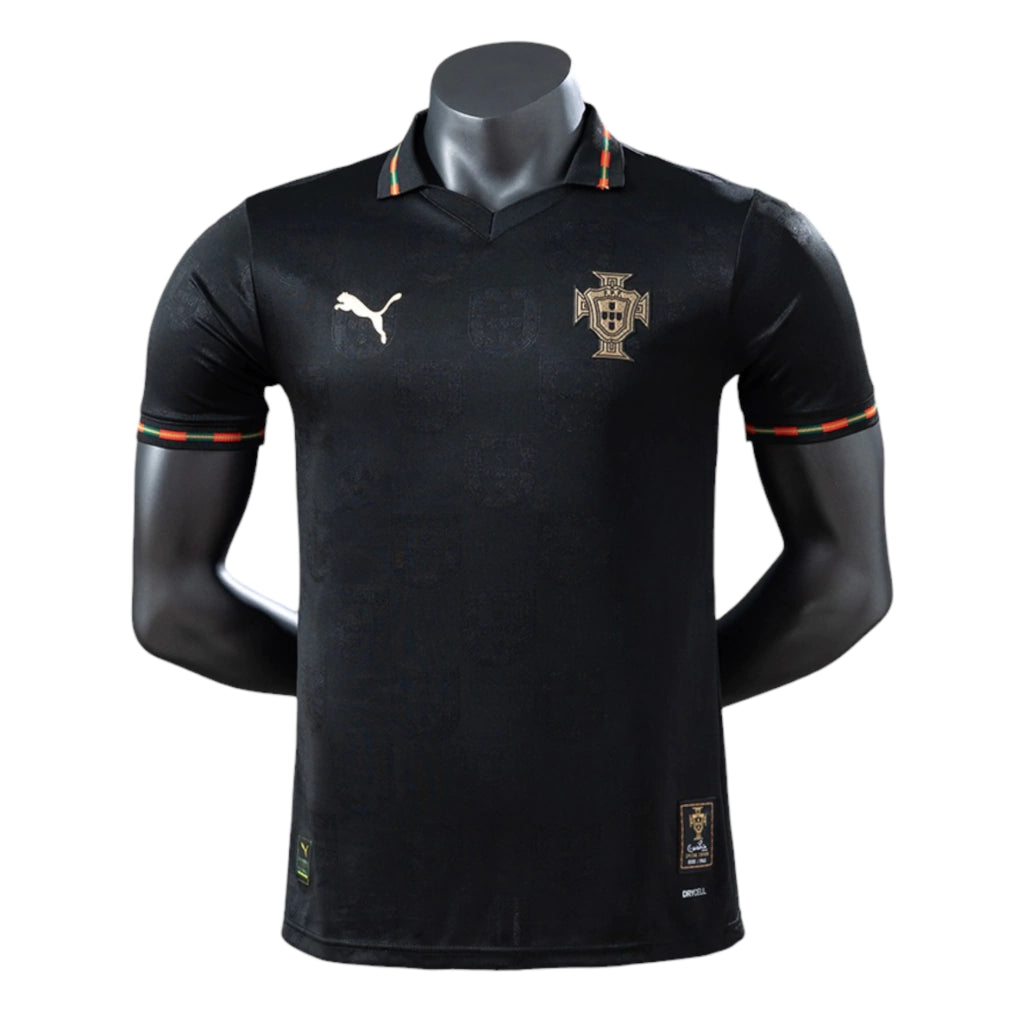 Camisa Seleção Portugal Edição Especial Pantera Negra 26/27 Jogador - Puma Masculina - Preta