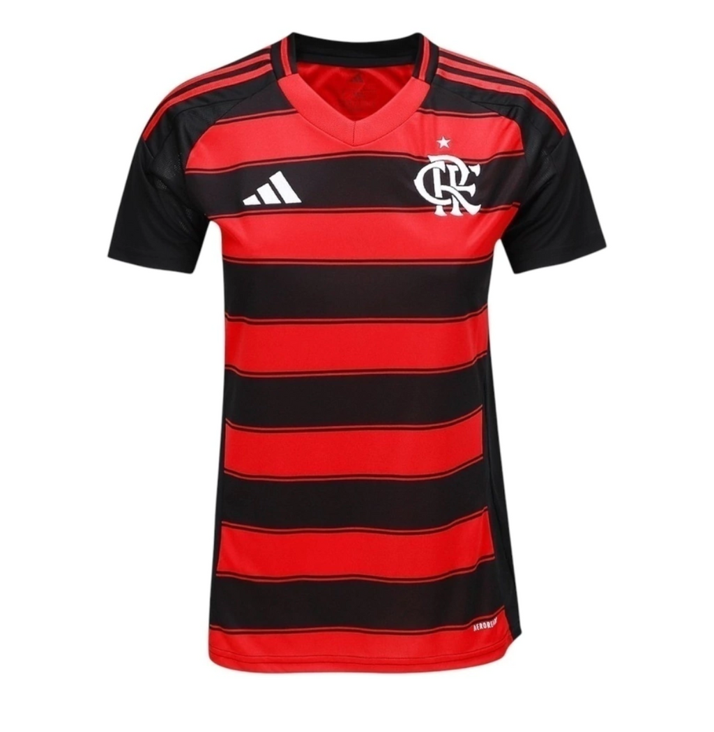 Camisa Flamengo I 25/26 - Torcedor Adidas Feminina
